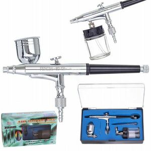 Airbrush festékszóró 2 tartállyal Fengda BD-134 0, 3 mm kép