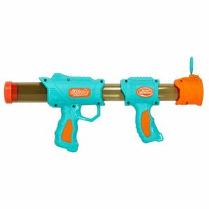 MG Air Popper Nerf 2in1 golyós puska töltényekkel, kék kép