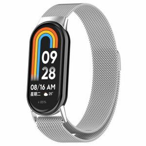 BStrap Milanese szíj Xiaomi Smart Band 8 / 9, silver kép