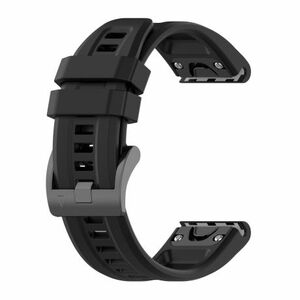 BStrap Silicone Carson szíj Garmin Fenix 5x / 5x Plus / 6x / 6x Pro / 7x / 8 51mm, black kép