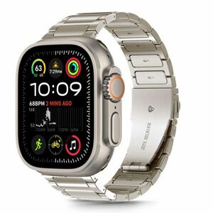 Tech-Protect Stainless szíj Apple Watch 44/45/46/49mm, titanium kép