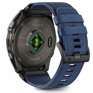 Tech-Protect Nylon Classic szíj Garmin Fenix 5 / 6 / 6 Pro / 7 / 8 47mm / E, navy kép