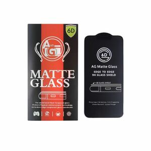 MG AntiGlare Full Glue matt üvegfólia iPhone 13 / 13 Pro / 14, fekete kép