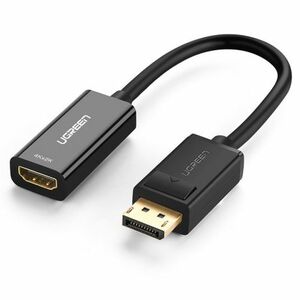 Ugreen MM137 adapter DP - HDMI M/F, fekete (40362) kép