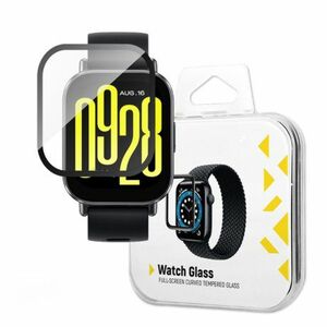 MG Watch Full Glue 2x üvegfólia Xiaomi Redmi Watch 4, fekete kép