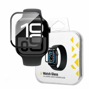 MG Watch Full Glue 2x üvegfólia Apple Watch 10 42mm, fekete kép