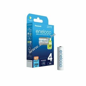 Panasonic eneloop ceruza akku AA 2000mAh - 4db/csomag (BK-3MCDE/4BE) kép