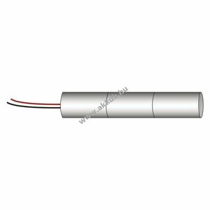 Vészvilágítás akku, 3.6V, 1600mAh AA akkupakk 10cm vezetékkel kép