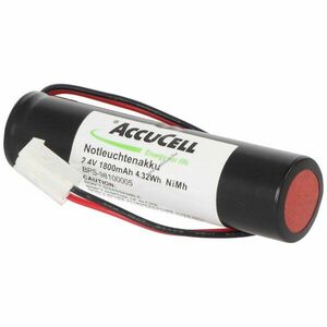 Vészvilágítás akku, Ni-MH, 2.4V, 1800 mAh, Sub-C, 20 cm vezetékkel, CGM2 csatlakozóval kép