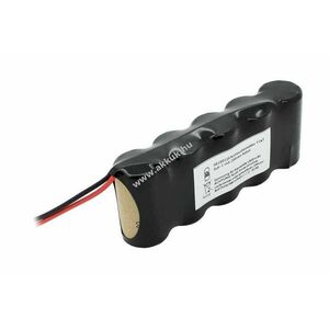 Vészvilágítás akku, Ni-Cd, 6V, 1800mAh, F1x5, Sub-C, akkupakk, 20 cm vezetékkel kép