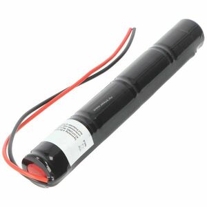 Vészvilágítás akku, Ni-Cd, 4.8V, 1800mAh, L1x4, Sub-C akkupakk, 20 cm vezetékkel kép