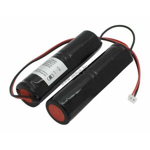 Vészvilágítás akku, Ni-Cd, 4.8V, 1800mAh, 2x L1x2, Sub-C, vezetékkel és csatlakozóval kép