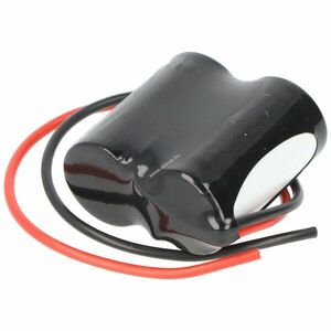 Vészvilágítás akku, Ni-Cd, 2.4V, 1800mAh, F1x2 akkupakk, Sub-C, 20 cm vezetékkel kép