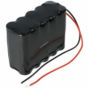 Vészvilágítás akku, Ni-Cd, 24v, 1800mAh, L2x2x5 akkupakk, Sub-C, 25 cm vezetékkel kép