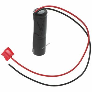 Vészvilágítás akku, Ni-cD, 2.4V, 1800mAh, L1x2 Sub-C akkupakk, 20 cm vezetékkel kép