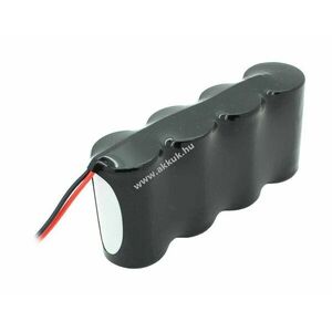 Vészvilágítás akku, Ni-Cd, 4.8V, 4500mAh, F1x4 Mono D akkupakk, 20 cm vezetékkel kép