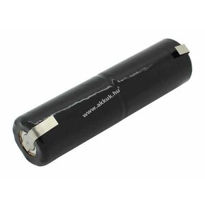 Vészvilágítás akku, Ni-Cd, 2.4V, 2500mAh, L1x2 Baby C akkupakk, forrasztófülekkel kép