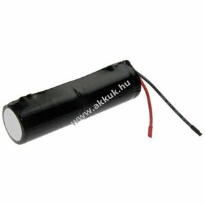 Vészvilágítás akku, Ni-Cd, 2.4V, 4000mAh, L1x2 Mono D akkupakk, 10 cm vezetékkel kép