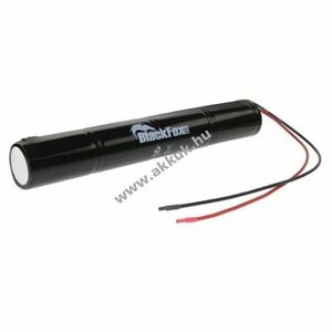 Vészvilágítás akku, Ni-Cd, BF-1600SCHT, 4.8V, 1600mAh, L1x4 Sub-C akkupakk, 10 cm vezetékkel kép