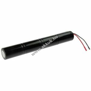 Vészvilágítás akku, Ni-Cd, 4.8V, 4000mAh, L1x4 Mono D akkupakk, 10 cm vezetékkel kép