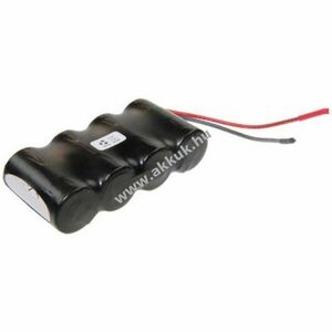 Vészvilágítás akku, Ni-Cd, 4.8V, 2500mAh, F1x4 Baby C akkupakk, 10 cm vezetékkel kép