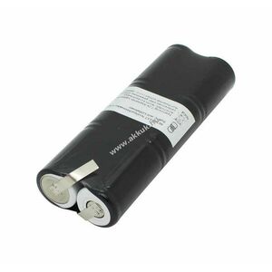 Vészvilágítás akku, Ni-Cd, 7.2V, 1800mAh, L2x3 Sub-C akkupakk, forrasztófülekkel kép