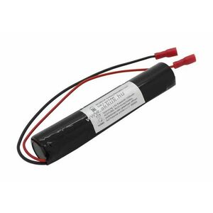 Vészvilágítás akku, Ni-MH, 3.6V, 3500mAh, L1x3 Sub-C akkupakk, 20 cm vezetékkel, Faston csatlakozó kép