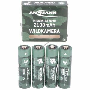 Ansmann Mignon, AA akku 2100mAh vadkamerába 4db/csomag kép