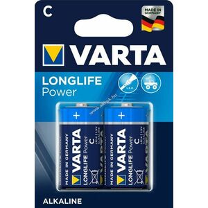 Varta Longlife Power / High Energy Alkaline alkáli 4914 bébi baby elem 2db/csom. kép