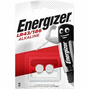 ENERGIZER elem LR43/186 alkáli 2db/csom - Kiárusítás! - A készlet erejéig! kép