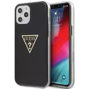 Tok Guess GUHCP12LPCUMPTBK iPhone 12 Pro Max 6, 7" black hardcase Metallic Collection (GUHCP12LPCUMPTBK) kép