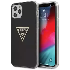 Tok Guess GUHCP12MPCUMPTBK iPhone 12/12 Pro 6, 1" black hardcase Metallic Collection (GUHCP12MPCUMPTBK) kép