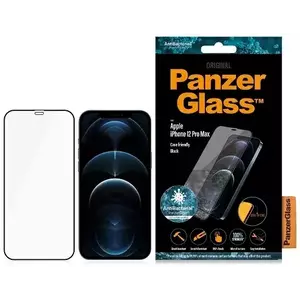 TEMPERED KIJELZŐVÉDŐ FÓLIA PanzerGlass iPhone 12 Pro Max Black kép