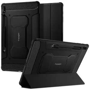 Tok SPIGEN RUGGED ARMOR ”PRO” GALAXY TAB S7+ PLUS 12.4 T970/T976 BLACK (ACS01607) kép