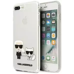 Tok Karl Lagerfeld KLHCI8LCKTR iPhone 7/8 Plus hardcase Transparent Karl & Choupette (KLHCI8LCKTR) kép