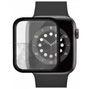 TEMPERED KIJELZŐVÉDŐ FÓLIA PanzerGlass Curved Apple Watch 4/5/6/SE 40mm Antibacterial black (2016) kép