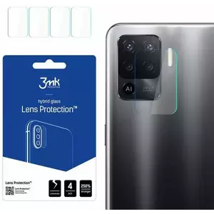 TEMPERED KIJELZŐVÉDŐ FÓLIA 3MK Lens Protect Oppo Reno 5 Lite Camera lens protection 4 pcs kép