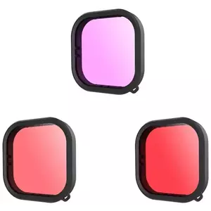 Szűrő Lens waterproof filter set Telesin for GoPro Hero 9 (GP-FLT-904) (6972860172101) kép