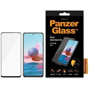 TEMPERED KIJELZŐVÉDŐ FÓLIA PanzerGlass E2E Regular Xiaomi Redmi Note 10/10s Case Friendly black (8039) kép