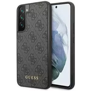 Tok Guess GUHCS22SG4GFGR S22 S901 grey hard case 4G Metal Gold Logo (GUHCS22SG4GFGR) kép