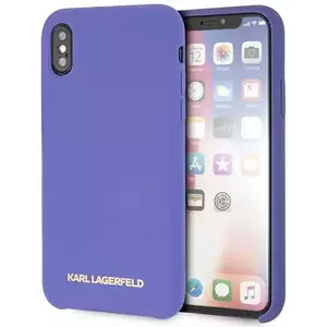 Tok Karl Lagerfeld KLHCPXSLVOG iPhone X/Xs hardcase violet Silicone (KLHCPXSLVOG) kép