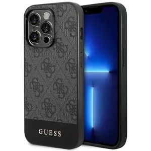 Tok Guess GUHCP14XG4GLGR iPhone 14 Pro Max 6, 7" grey hard case 4G Stripe Collection (GUHCP14XG4GLGR) kép