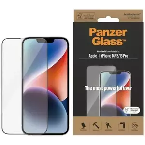 TEMPERED KIJELZŐVÉDŐ FÓLIA PanzerGlass Ultra-Wide Fit iPhone 14 / 13 Pro / 13 6, 1" Screen Protection Antibacterial 2771 (2771) kép