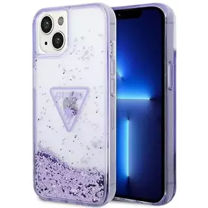 Tok Guess GUHCP14MLFCTPU iPhone 14 Plus 6, 7" purple hardcase Liquid Glitter Palm Collection (GUHCP14MLFCTPU) kép