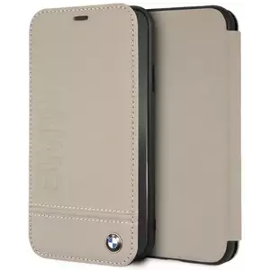 Tok BMW iPhone Xr book taupe Logo Imprint (BMFLBKI61LLST) kép