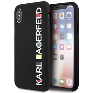 Tok Karl Lagerfeld iPhone X / XS hardcase black Glossy Bauhaus (KLHCPXBHWHBK) kép