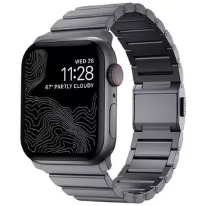 Óraszíj Nomad Aluminum Band, space grey - Apple Watch Ultra (49mm) 8/7 (45mm)/6/SE/5/4 (44mm)/3/2/1 (42mm) (NM01327585) kép