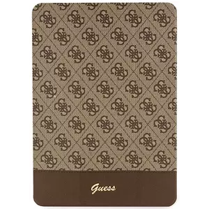 Tok Guess iPad 10.2" brown 4G Stripe Allover (GUFC10PS4SGW) kép