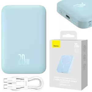 Töltő Powerbank Baseus Magnetic Mini 6000mAh 20W MagSafe (blue) kép