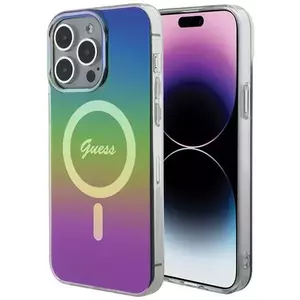 Tok Guess GUHMP15XHITSK iPhone 15 Pro Max 6.7" rainbow hardcase IML Iridescent MagSafe (GUHMP15XHITSK) kép